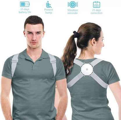 Adjustable Spine Back Support Posture Sensor Belt Chargeable NationalBazaar