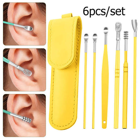 Ear Wax Cleaning Kit, 6 Pcs Ear Pick Tools NationalBazaar