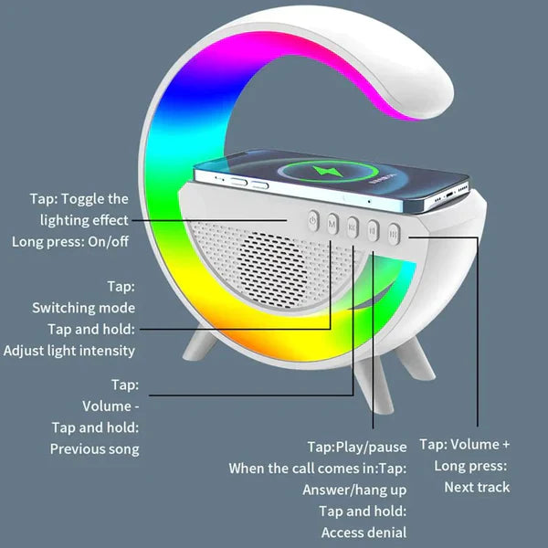 G500 – G Lamp Led Bluetooth Speaker And Charger NationalBazaar