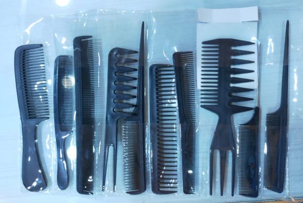 Hair Comb Set Professional Saloon – Pack Of 10 Tail Comb Kit Hair Cutting Comb Set NationalBazaar